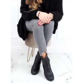 Svarta kvinnors svarta stövlar 1268J24 Svart 1