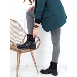 Black Workery stövlar 1215-PA Svart 2