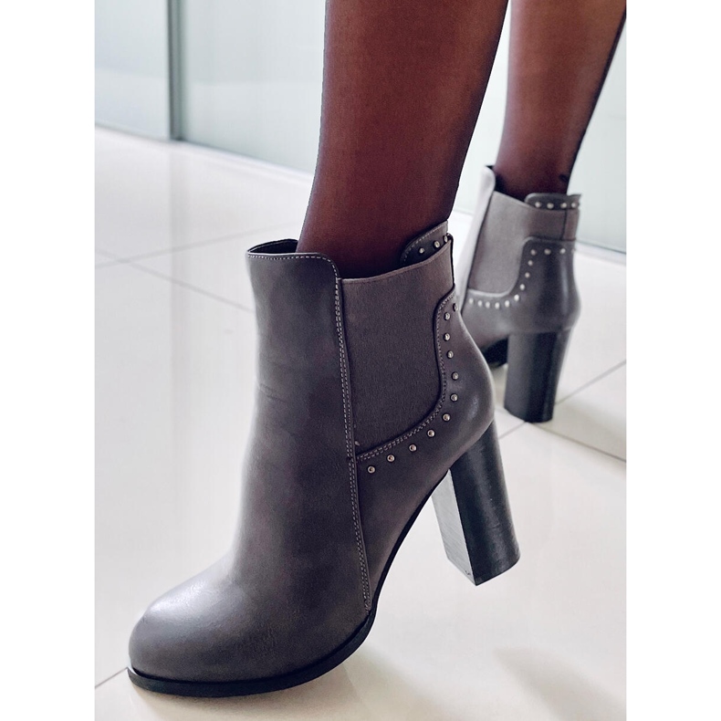 Klassiska grå höga klackar grå 88097 Grå 1