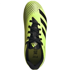 Adidas Predator 20.4 FxG Jr EH3037 fotbollsskor grön grön 1