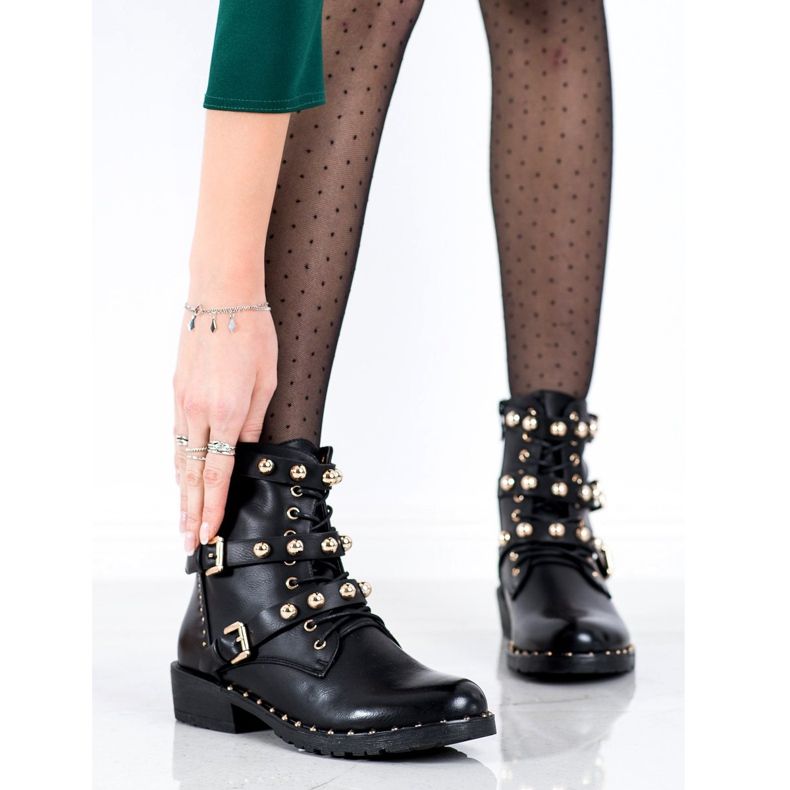 Bella Paris Arbetare Med Guldprydnader svart 1