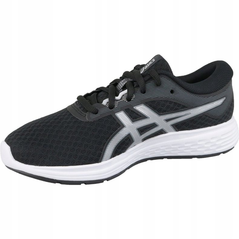 Löparskor Asics Patriot 11 Gs Jr 1014A070-002 svart silver- grå 1