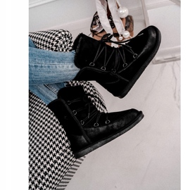 HAN Snöskor för kvinnor med päls svart Ilana 3