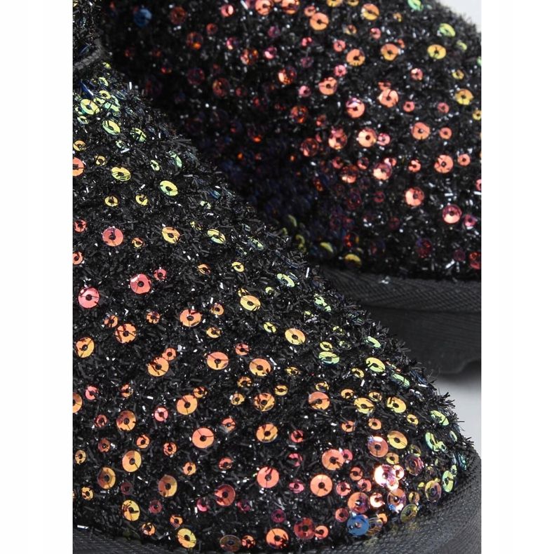 Snöskor iriserande BL177P guld svart mångfärgad 2