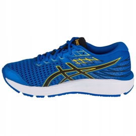 Asics Gel-Cumulus 21 Gs W 1014A069-401 svart blå gul 1