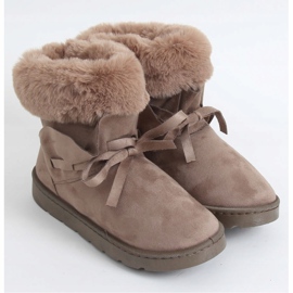 Beige snöskor för kvinnor A974 Khaki 1