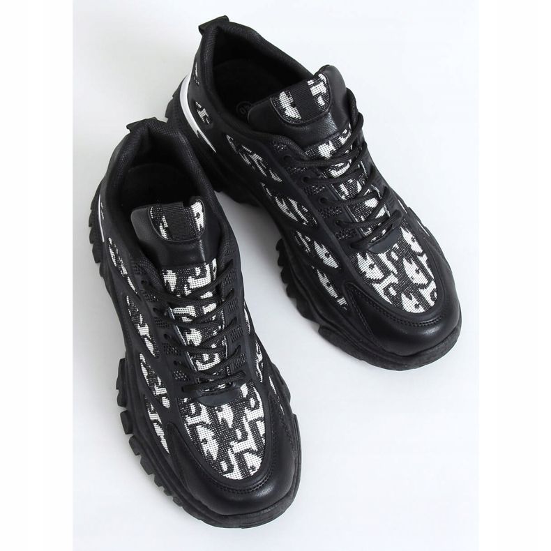 Svarta kvinnors sportskor VL123 Svart 1