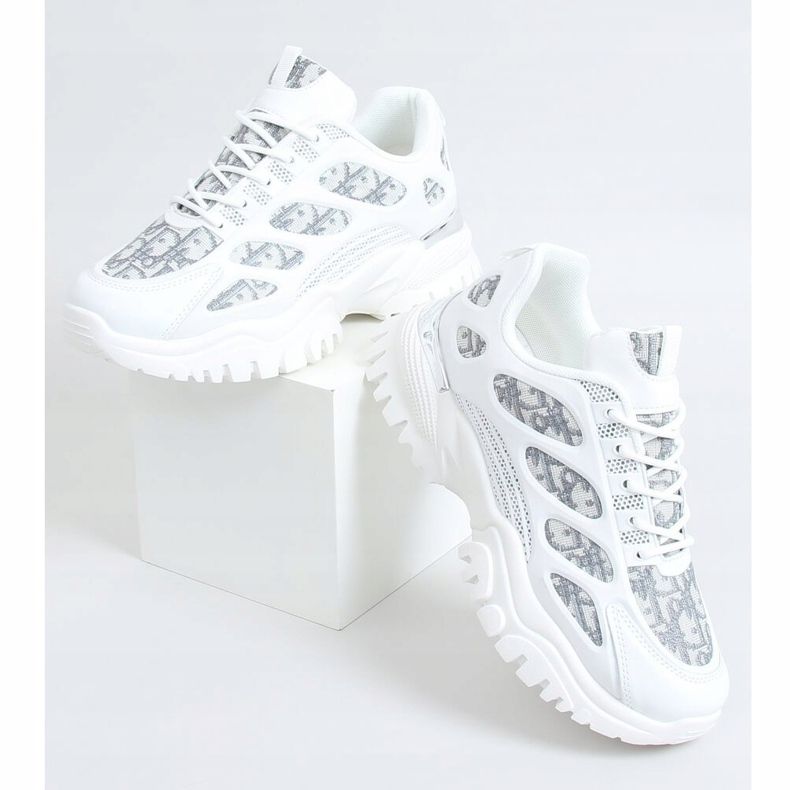 Vita kvinnors sportskor VL123 Vit grå 1