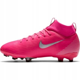 Nike Mercurial Superfly 7 Academy Mg Jr DB5609 611 fotbollsskor mångfärgad rosa 1