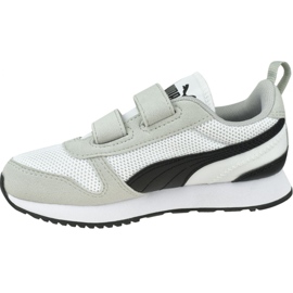 Puma R78 V Ps Jr 373617 02 vit svart grå 1