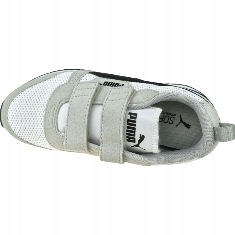 Puma R78 V Ps Jr 373617 02 vit svart grå 2