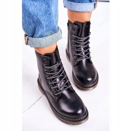 Varma stövlar för kvinnor Matt Black Thunder svart 3