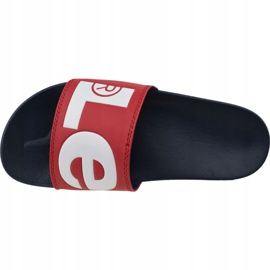 Levi's Batwing Slide Sandal 231548-794-87 vit röd marinblå 2