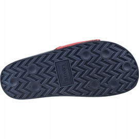 Levi's Batwing Slide Sandal 231548-794-87 vit röd marinblå 3