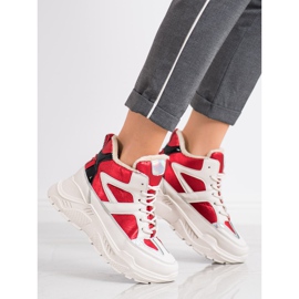 Seastar Sportmode stövlar vit svart röd 1