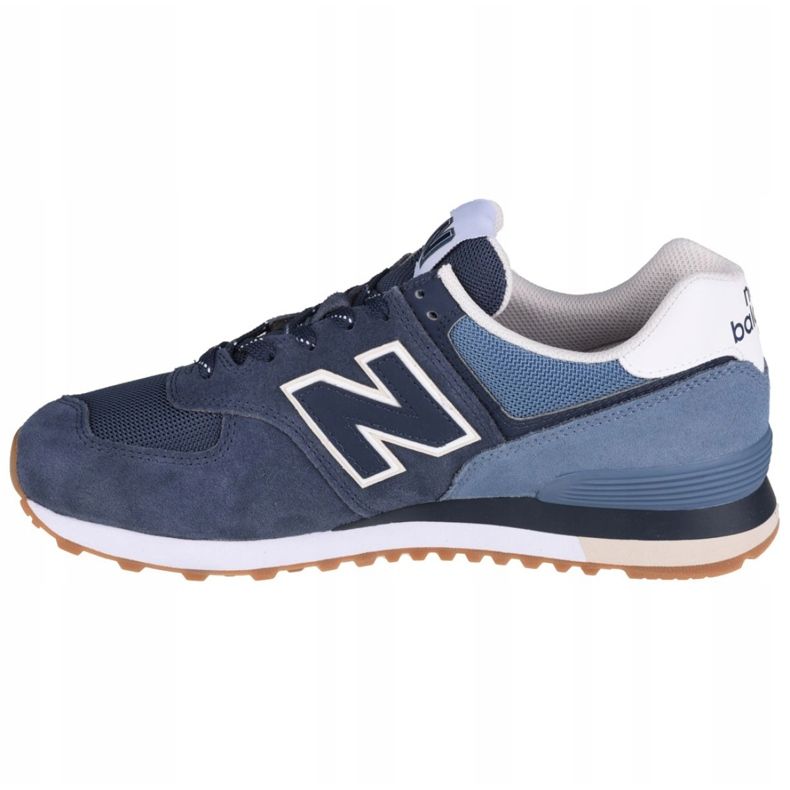 New Balance U ML574GRE skor vit marinblå blå 1