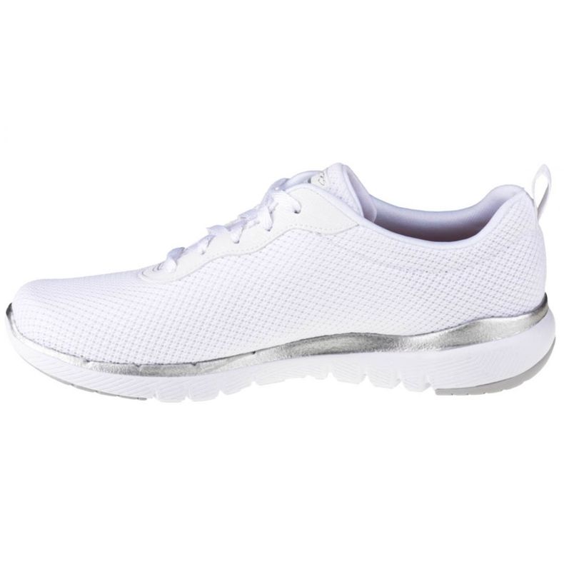 Skechers Flex Appeal 3.0 W 13070-WSL vit silver- 1