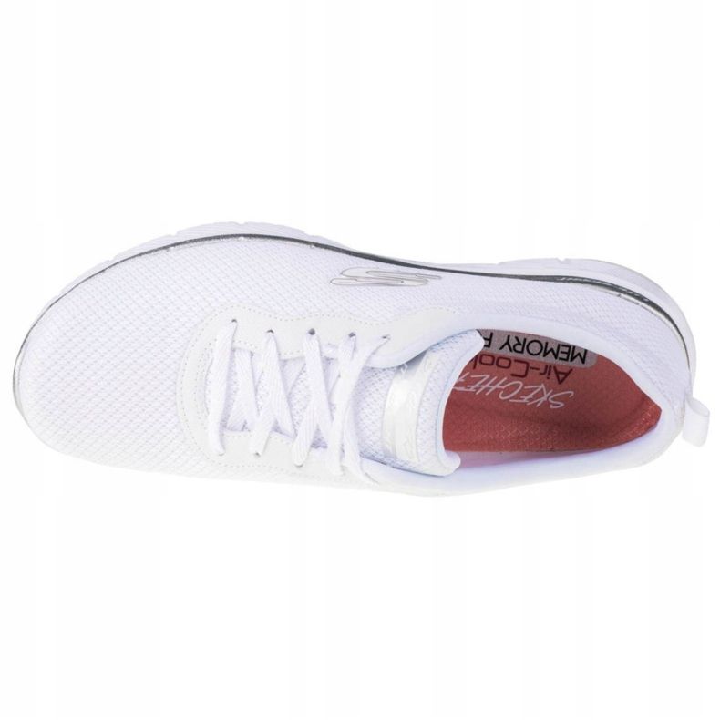 Skechers Flex Appeal 3.0 W 13070-WSL vit silver- 2