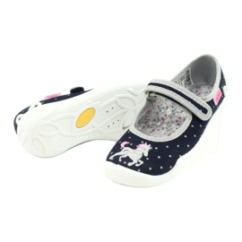 Befado barnskor 114X414 marinblå grå 4