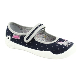 Befado barnskor 114X414 marinblå grå 1