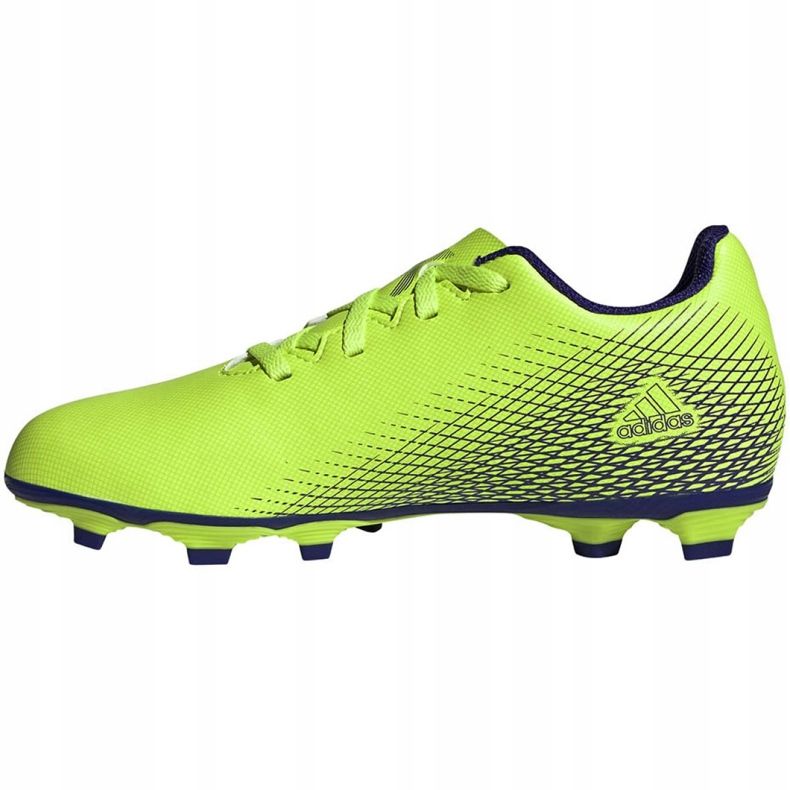 Adidas X Ghosted.4 FxG Jr EG8220 fotbollsskor grön grön 2