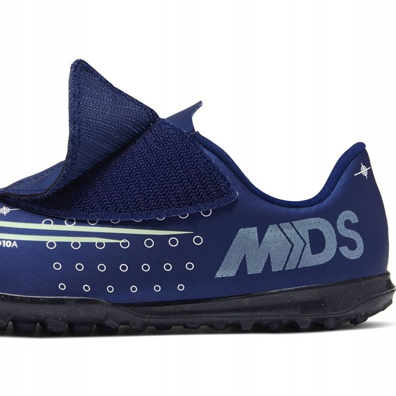 Nike Mercurial Vapor 13 Club Mds Tf Ps (V) Jr CJ1180-401 fotbollsskor marinblå 1