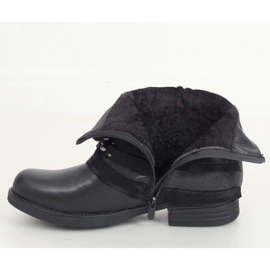 Svarta damstövlar BZ66016-KB Svart 2