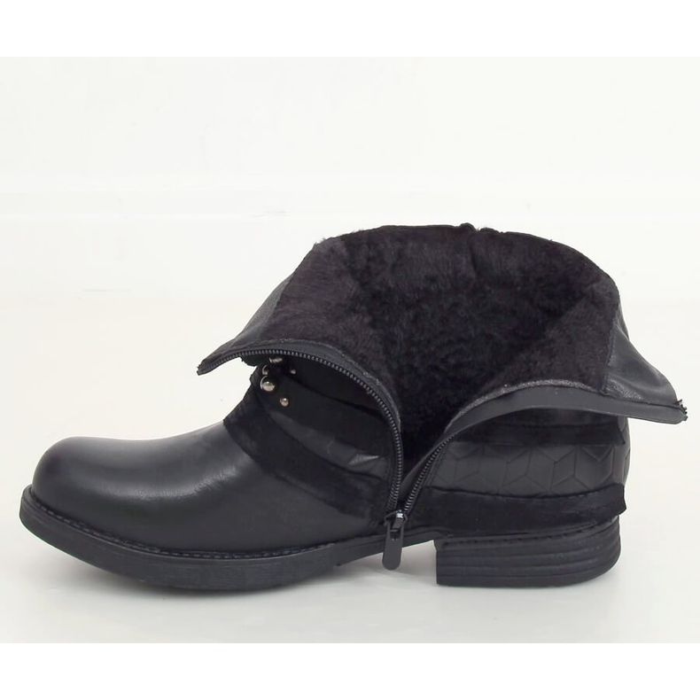 Svarta damstövlar BZ66016-KB Svart 2