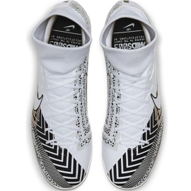 Nike Mercurial Superfly 7 Academy Mds Tf BQ5435 110 fotbollsskor vit 1