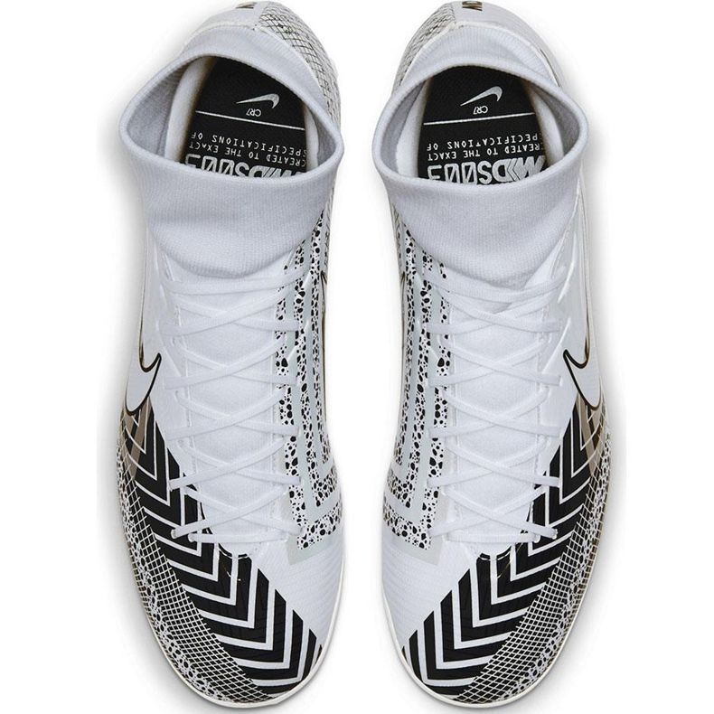 Nike Mercurial Superfly 7 Academy Mds Tf BQ5435 110 fotbollsskor vit 1