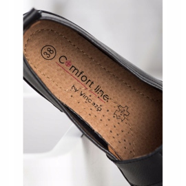 VINCEZA slipons i läder svart 1