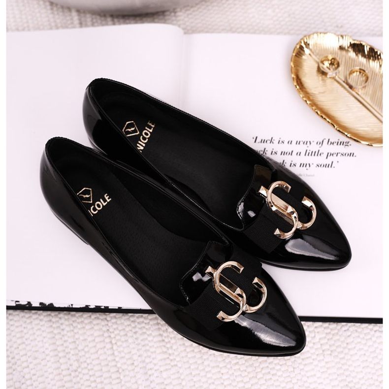 Dam Loafers Lordsy Patent Leather Black Nicole 2588 svart 2