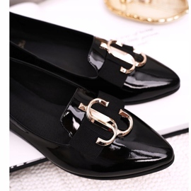 Dam Loafers Lordsy Patent Leather Black Nicole 2588 svart 1