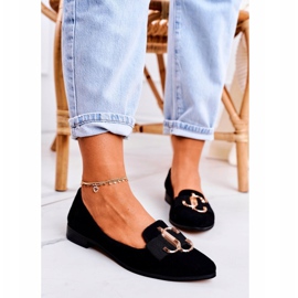 Nicole Mocka loafers för kvinnor Svart Mary-Jane ballerina 2