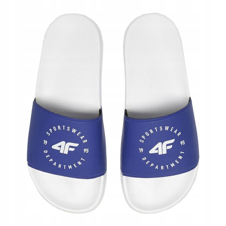 Tofflor för kvinnor 4F kobolt H4L20 KLD002 36S marinblå mångfärgad 1