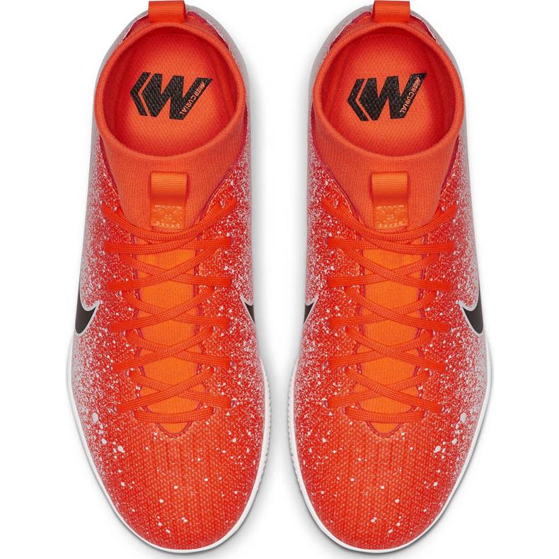 Nike Mercurial Superfly X 6 Academy Ic Jr AH7343 801 fotbollsskor mångfärgad orange 1