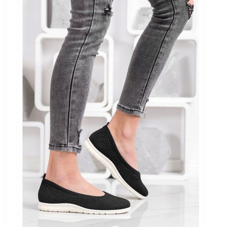 Goodin Openwork Slipons svart 1