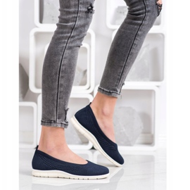 Goodin Openwork Slipons marinblå 1