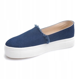 Slip On Jeans 80138 Marinblå 1