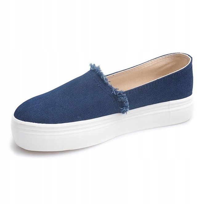Slip On Jeans 80138 Marinblå 1