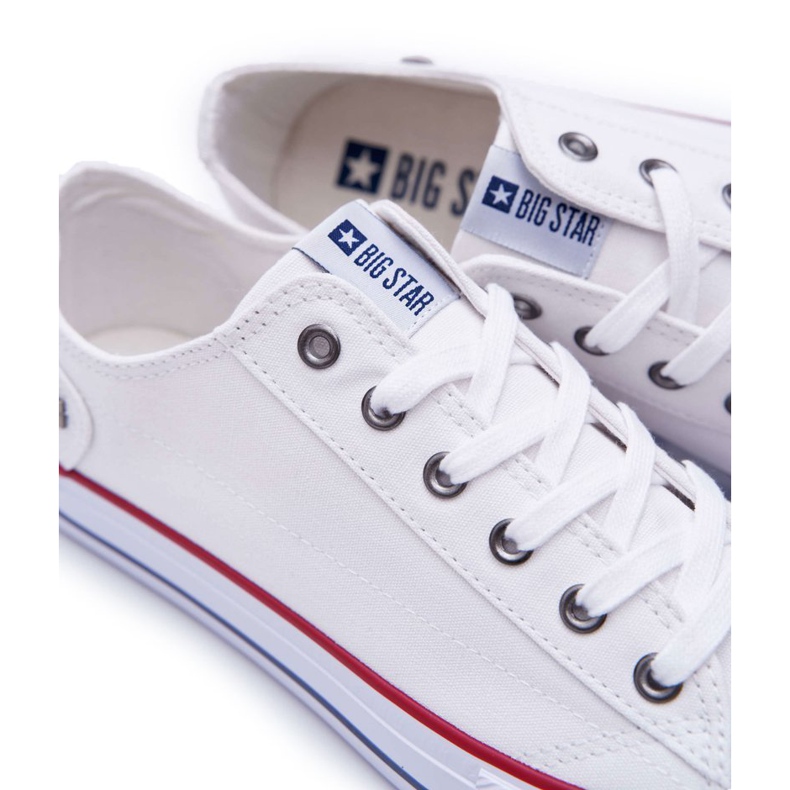 Big Star Classic Tie Sneakers vit DD174271 2