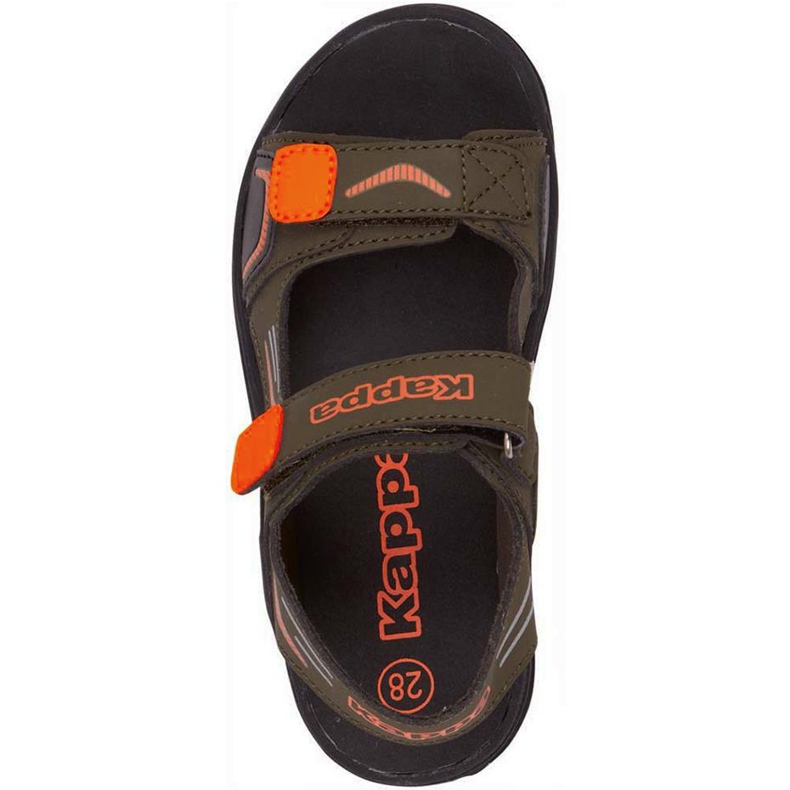 Kappa Pure K Footwear Barn sandaler grön-orange 260594K 3144 1