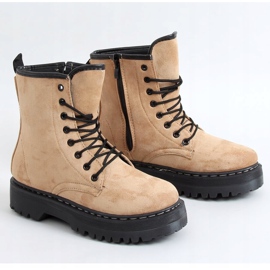 Arbetare på en tjock sula LKS3 Khaki beige kaki 1