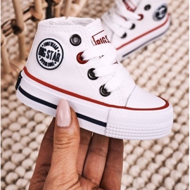 Barnskor med hög dragkedja Big Star HH374083 Vit 2