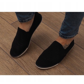 Lycra D16M Black Slip-On Sneakers svart 1