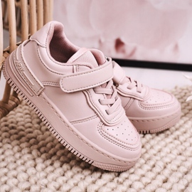 Apawwa Barnsportskor med kardborrerosa Airy 2