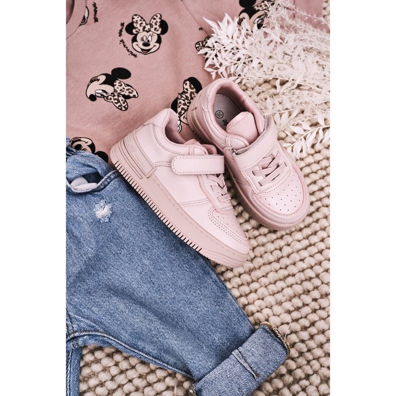 Apawwa Barnsportskor med kardborrerosa Airy 1