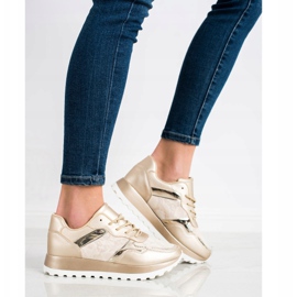 Bestelle Snygga sneakers beige 2