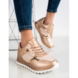 Bestelle Snygga sneakers beige 2