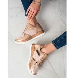 Bestelle Snygga sneakers beige 1